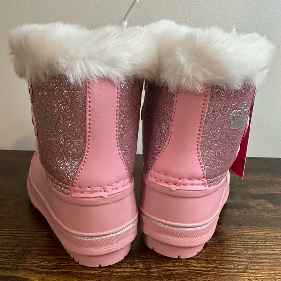 Juicy Couture JJK LIL ESCALON Pink Glitter Boots. NWT/box various toddler sizes - Picture 3 of 5